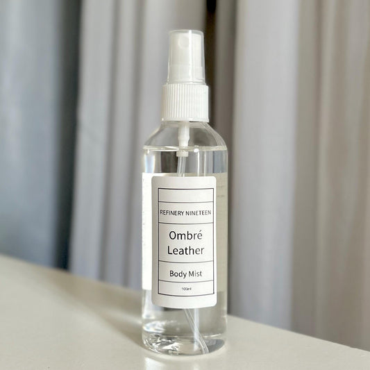 Ombre Leather scented body mist unisex scent
