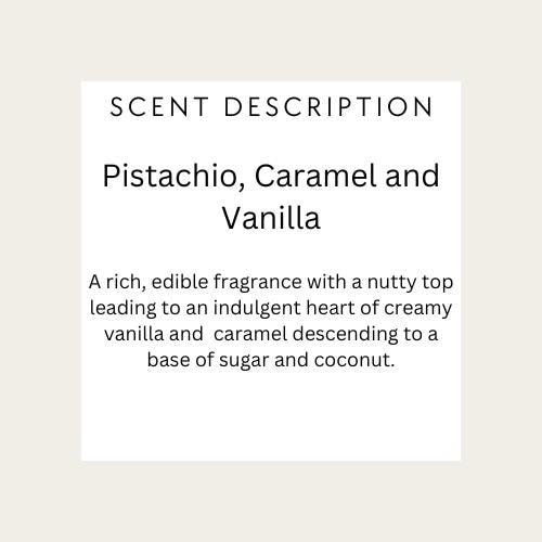 Pistachio, Caramel and Vanilla