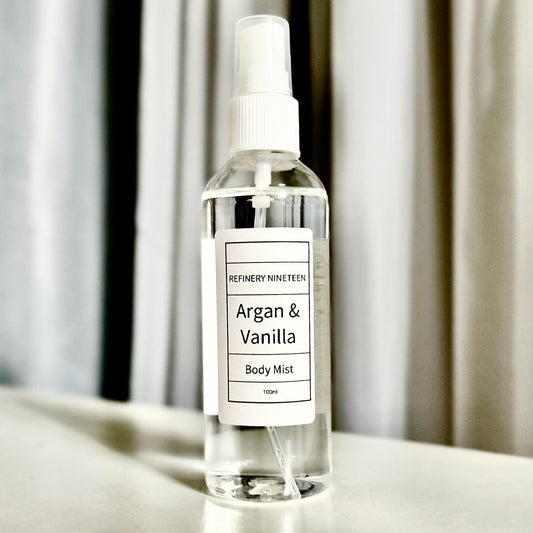 Argan and Vanilla scented body mist