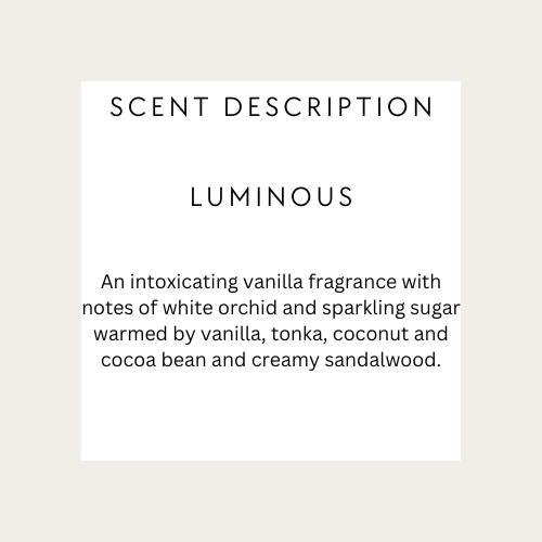 Luminous scented body mist