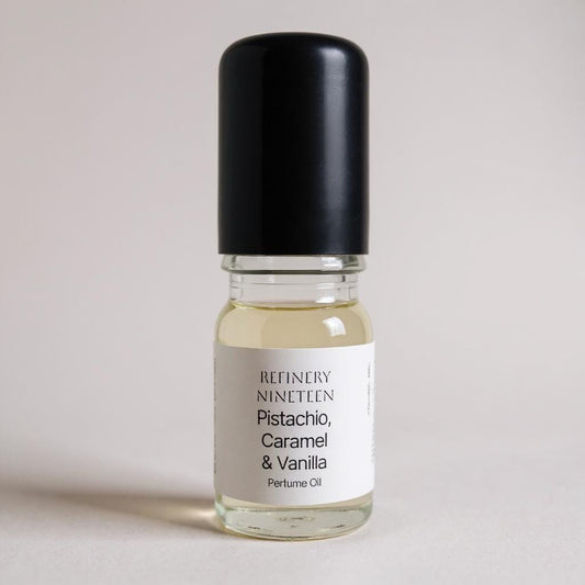 PISTACHIO CARAMEL & VANILLA scented roller ball oil perfume