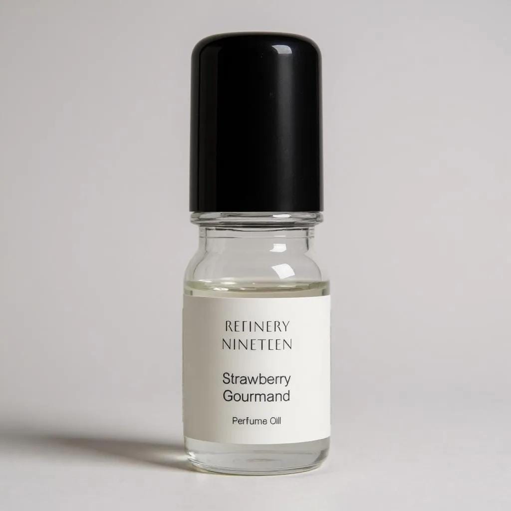 STRAWBERRY GOURMAND scented roller ball oil perfume