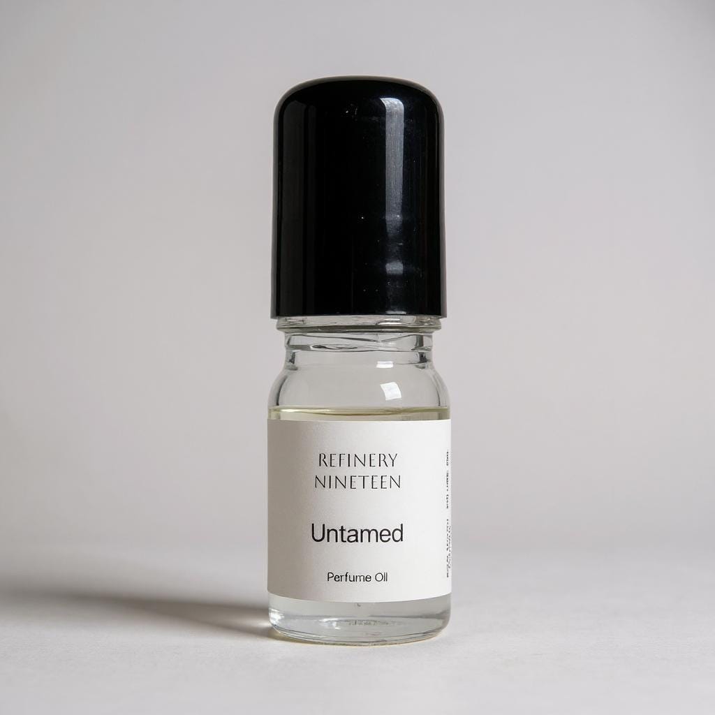 UNTAMED scented roller ball oil perfumed aftershave scent