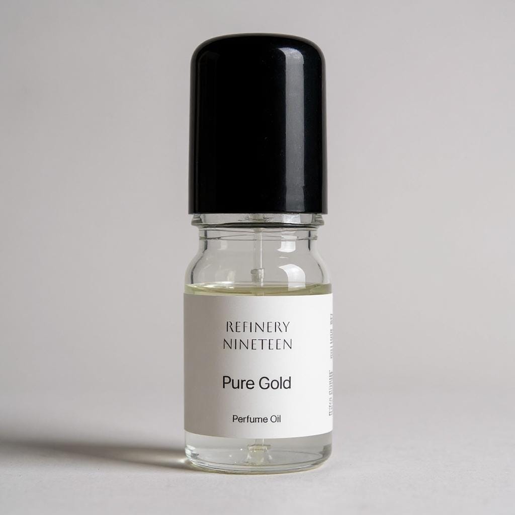 PURE GOLD scented roller ball oil perfume