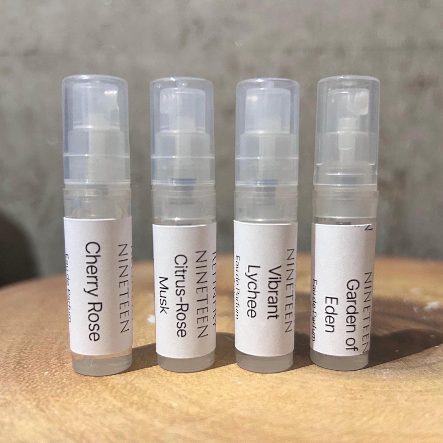 NEW! 8 x 2ml edp eau de parfum sample bundle Sweet & fruity luxury blends-new launch full set.  Vanilla, Pistachio, Marshmallow, Lychee,